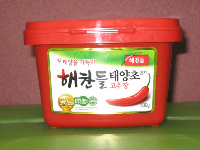 Korean hot pepper paste 500g (red sauce)