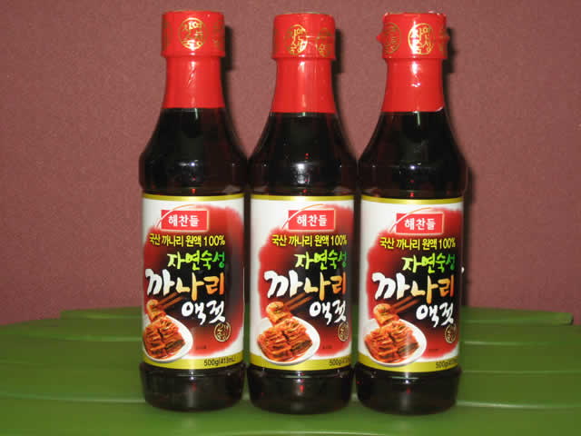 Korean fish sauce( 500g)