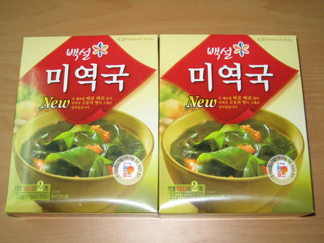 Korean seaweed soup 22g (11g * 2 packages