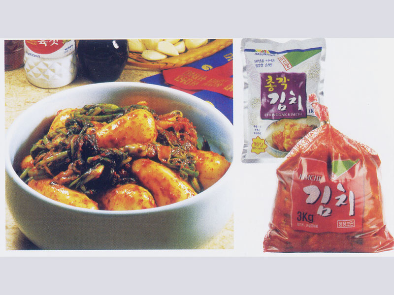 Import authentic traditional Korean kimchi (radish) (400g)